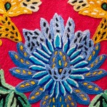 Detail flowers from Nepalese dress