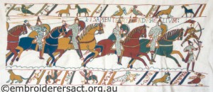 Bayeux Tapestry embroidery