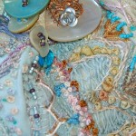 Detail Crazy Patchwork purse by Suzanne Clarke