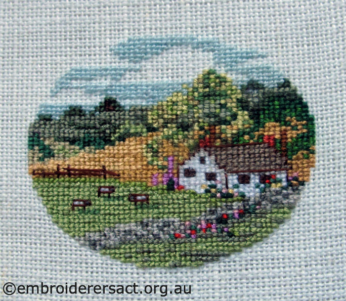 Miniature Brooch Cross Stitch
