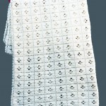 crocheted baby rug