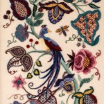 Crewel Bird & Flowers