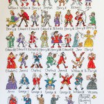 Kings & Queens of England x-stitch