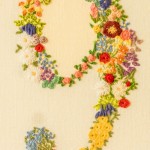 Floral embroidered 90