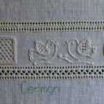 Detail of German embroidery