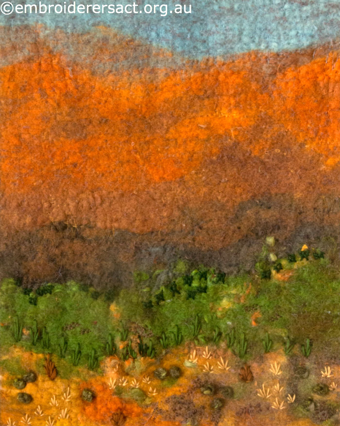 Stitched landscape of Flinders Ranges