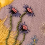 Detail of stitched Flowers 2