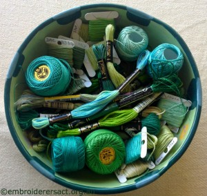 Bowl of Green Thread
