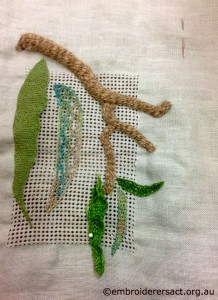 Contemporary Calasguidi in Progress by Catherine Fetherstone
