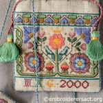 Embroidered Elizabethan Sweet Bag