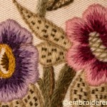 Crewel Embroidery Cushion