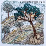 Landscape embroidery