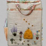 Large embroidered box