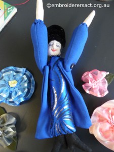 Doll and brooches2 by Shona Phillips