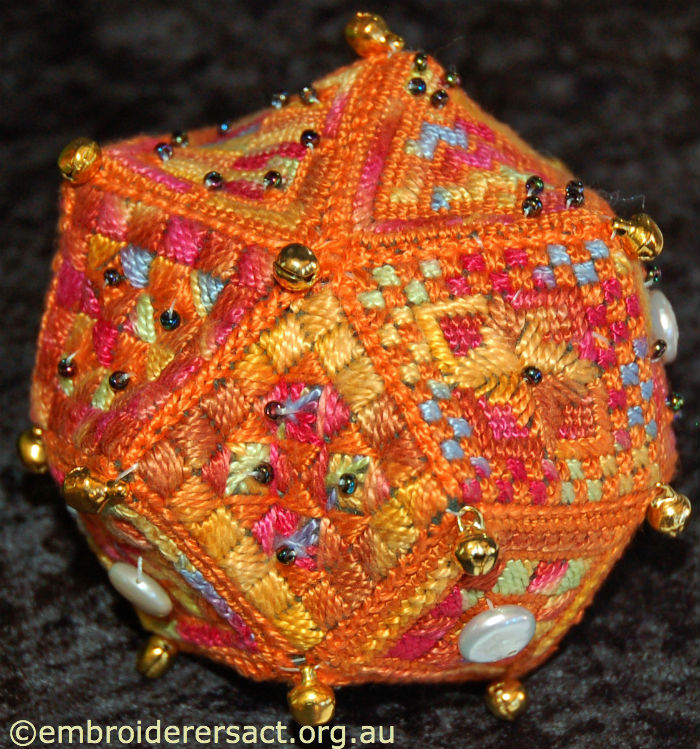 15 Sided pincushion Polly Templeton