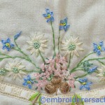 Aust wildflowers detail on waistcoat in Guild's Collection