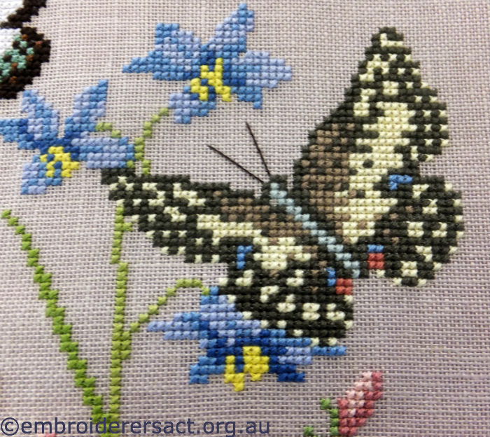 Butterfly x-stitch
