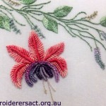 Fuchsia Brazilian Embroidery