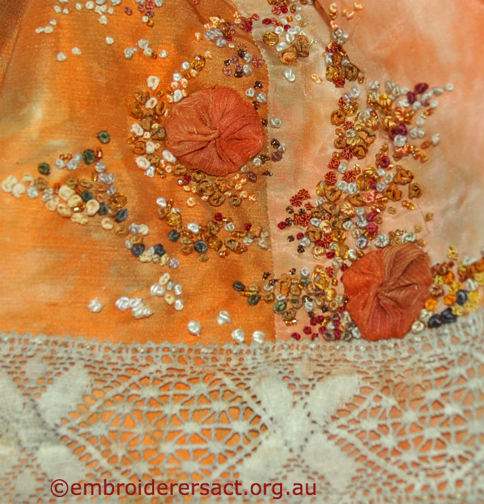 detail of Suzanne Clarke evening bag
