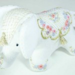 Elephant softie stitched