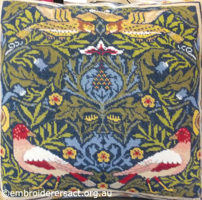 William Morris Cross Stitch Cushion