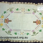 Vintage Coronation Tray Cloth