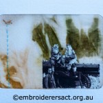Re-interpretation of WW1 Silk Postcard