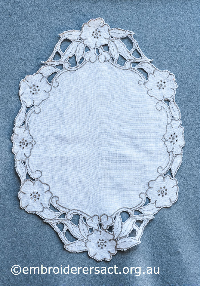 Cutwork Whitework embroidery
