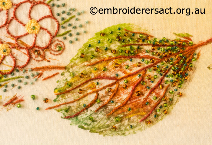 Surface embroidery