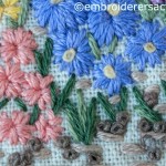 Flower embroidery