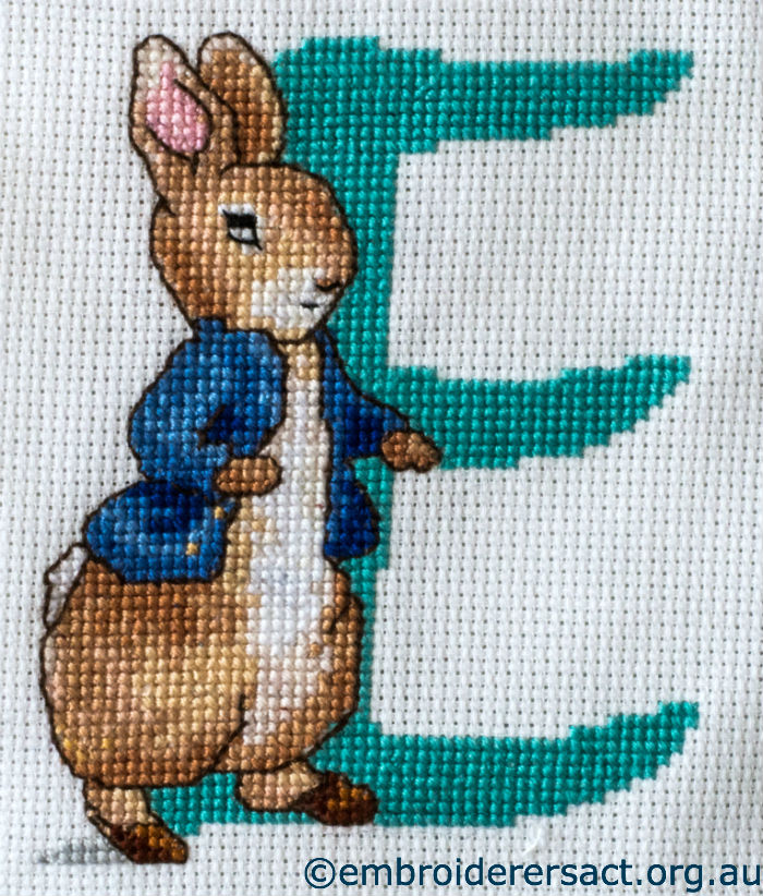 Peter Rabbit Alphabet Cross Stitch