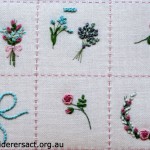 Silk ribbon embroidery