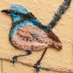Stitched Blue Wren