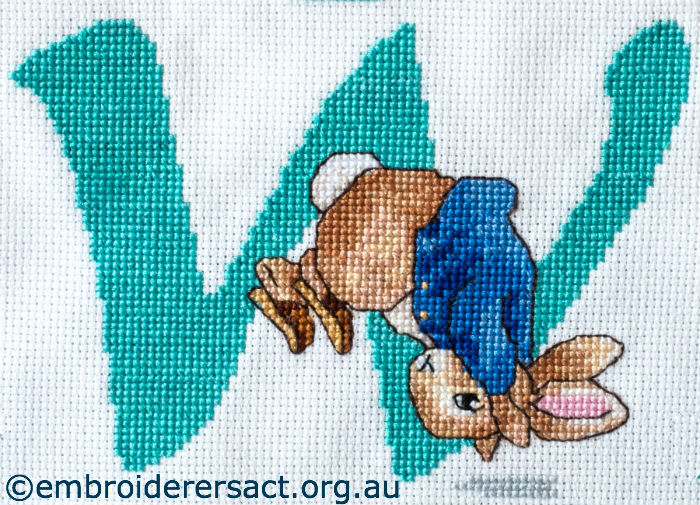 Peter Rabbit Alphabet Cross Stitch