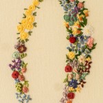Floral embroidered 90