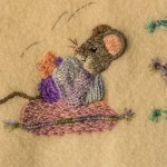 Cute Mice on Wool Blanket 4