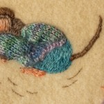 Cute Mice on Wool Blanket 4