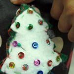 Stitched Xmas Tree Ornament