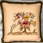 Crewel Embroidery Cushion